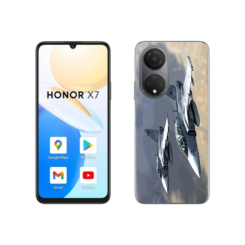 Gélový kryt mmCase na Honor X7 - stíhačky