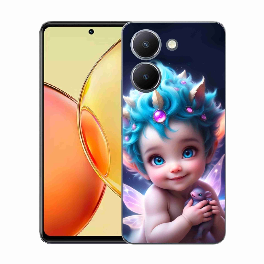 Gélový kryt mmCase na Vivo Y36 - dieťa s motýlími krídlami