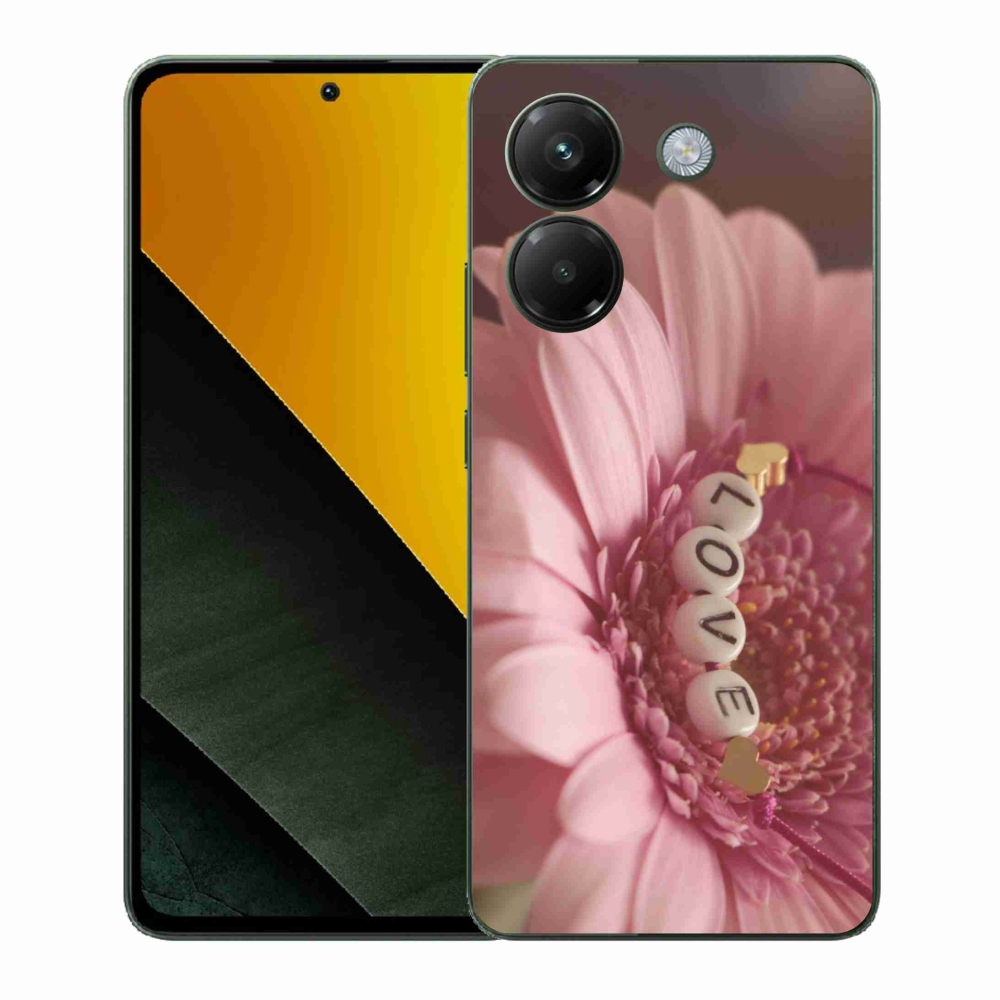 Gélový kryt mmCase na Xiaomi Poco M7 Pro 5G - prívesok love