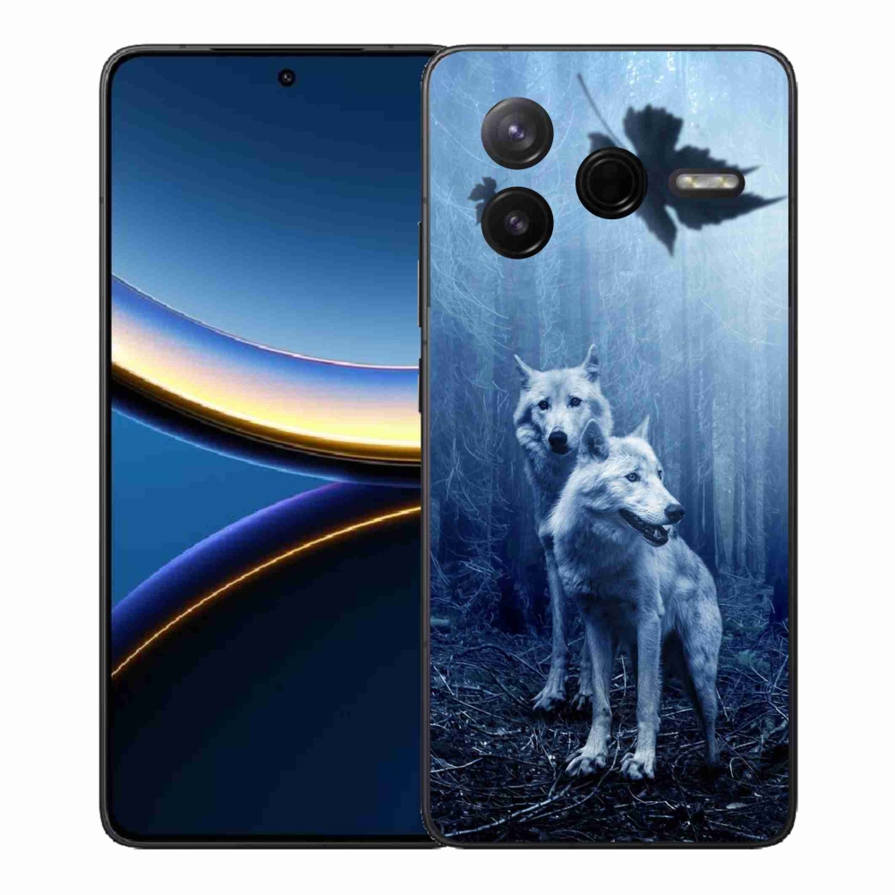 Gélový kryt mmCase na Xiaomi Poco F7 Pro - vlci v lese