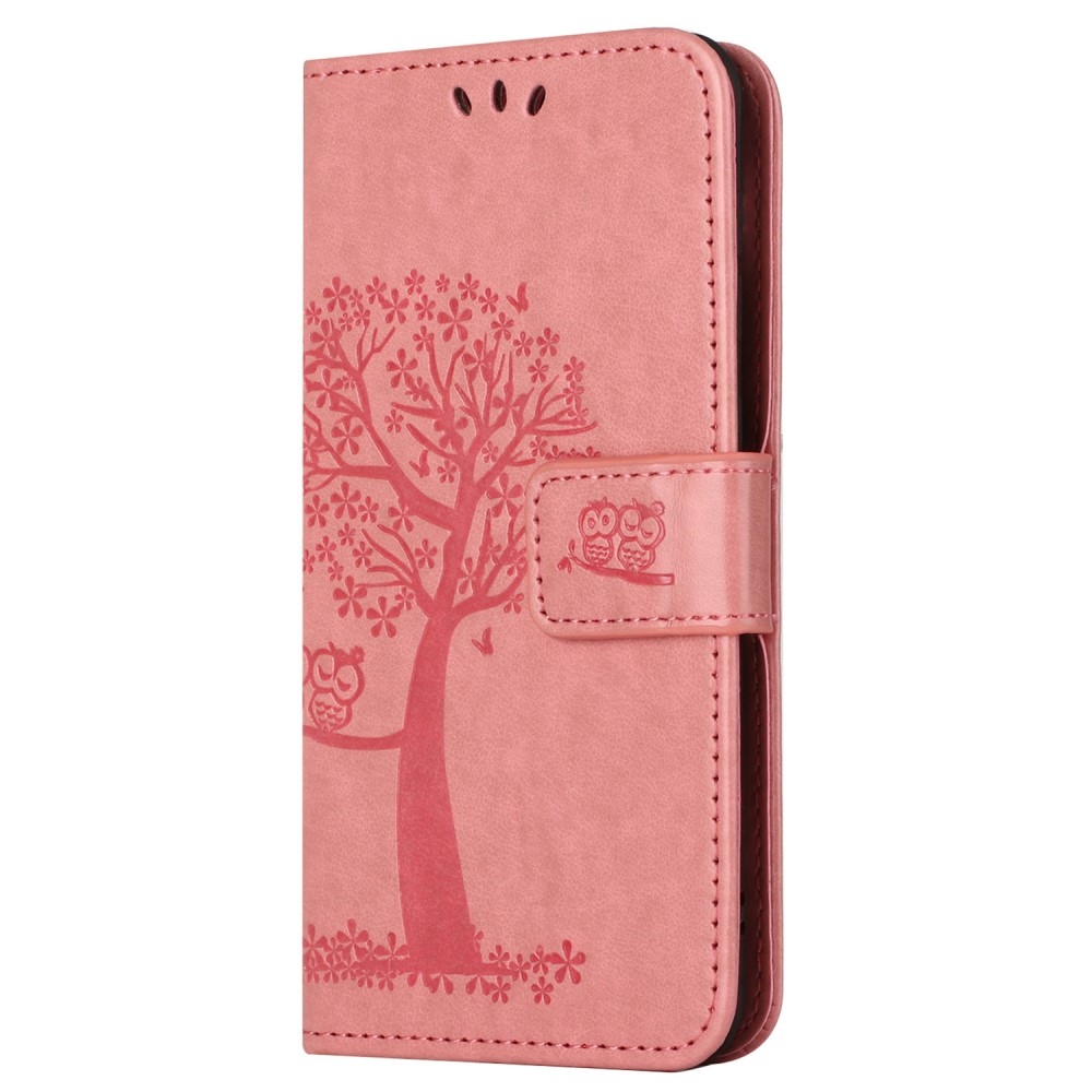 Tree knižkové puzdro na Xiaomi Redmi 12 4G/5G - ružové