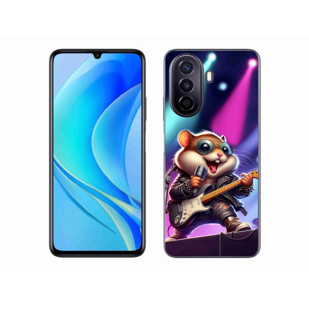 Gélový kryt mmCase na Huawei Nova Y70 - škrečok rocker