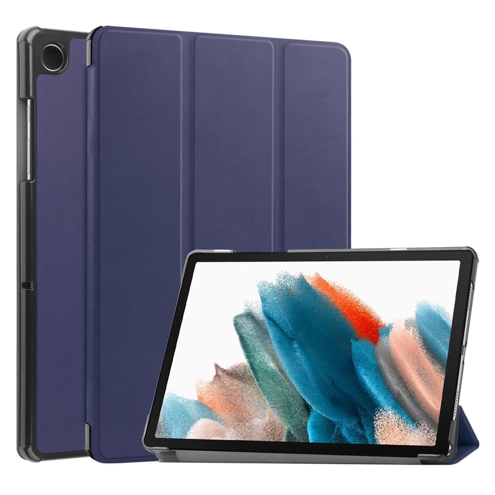 Case chytré zatváracie púzdro na Samsung Galaxy Tab A9 - tmavomodré