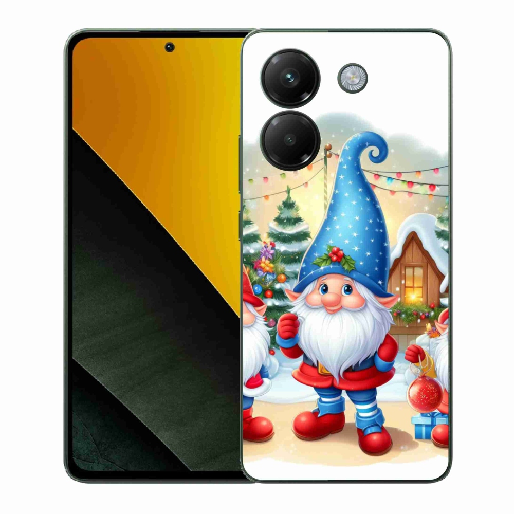 Gélový kryt mmCase na Xiaomi Poco M7 Pro 5G - vianočné škriatkovia