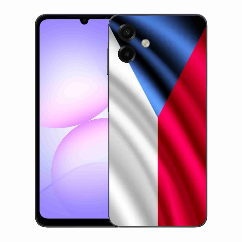 Gélový kryt mmCase na Samsung Galaxy A07 4G - česká vlajka
