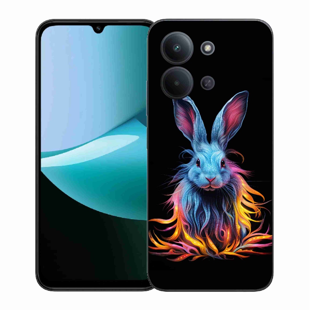 Gélový kryt mmCase na Xiaomi Redmi 15C 4G (171mm)/Poco C85 4G (171mm) - abstraktný zajac