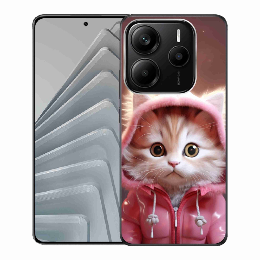 Gélový kryt mmCase na Xiaomi Redmi Note 14 5G - roztomilé koto 3
