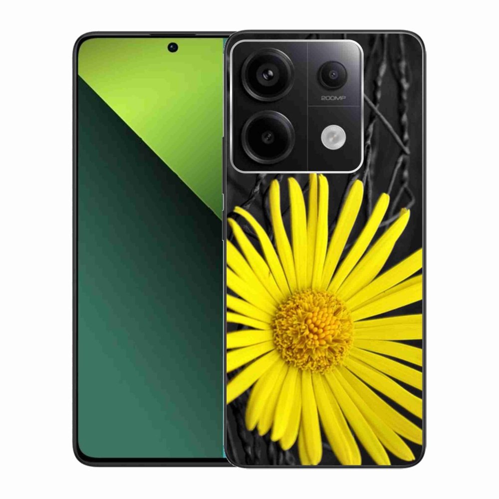 Gélový kryt mmCase na Xiaomi Redmi Note 13 Pro 5G/Poco X6 5G - žltá kvetina