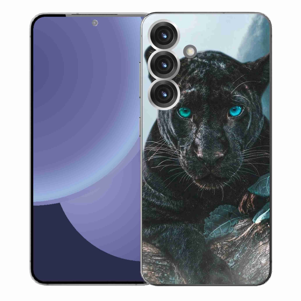 Gélový kryt mmCase na Samsung Galaxy S25+ - čierny panter