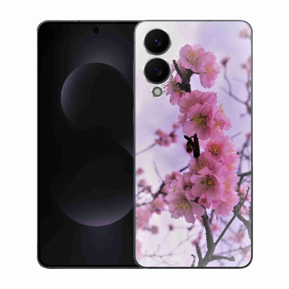 Gélový kryt mmCase na Samsung Galaxy S25 Edge - kvety 7