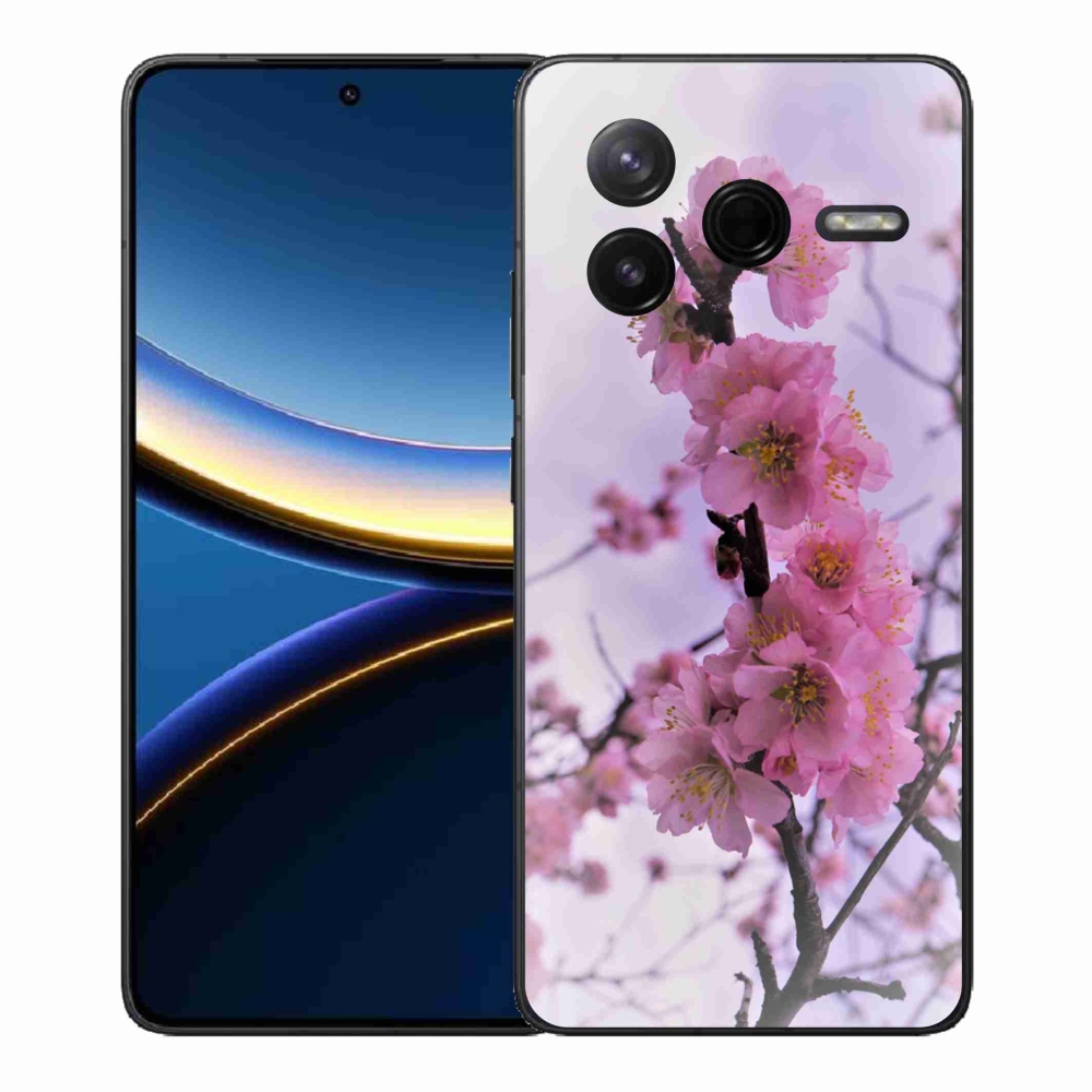Gélový kryt mmCase na Xiaomi Poco F7 Pro - kvety 7
