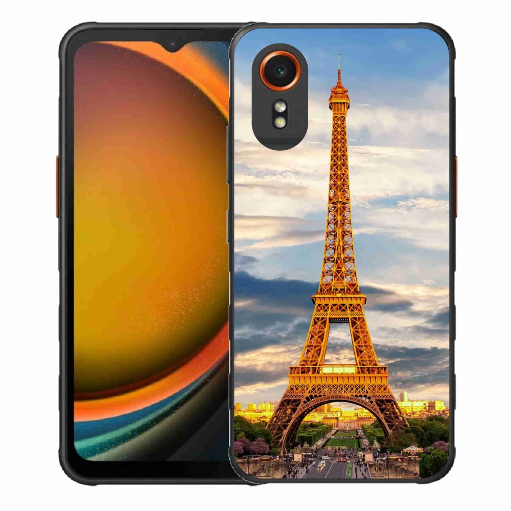 Gélový kryt mmCase na Samsung Galaxy Xcover 7 - eiffelova veža 3