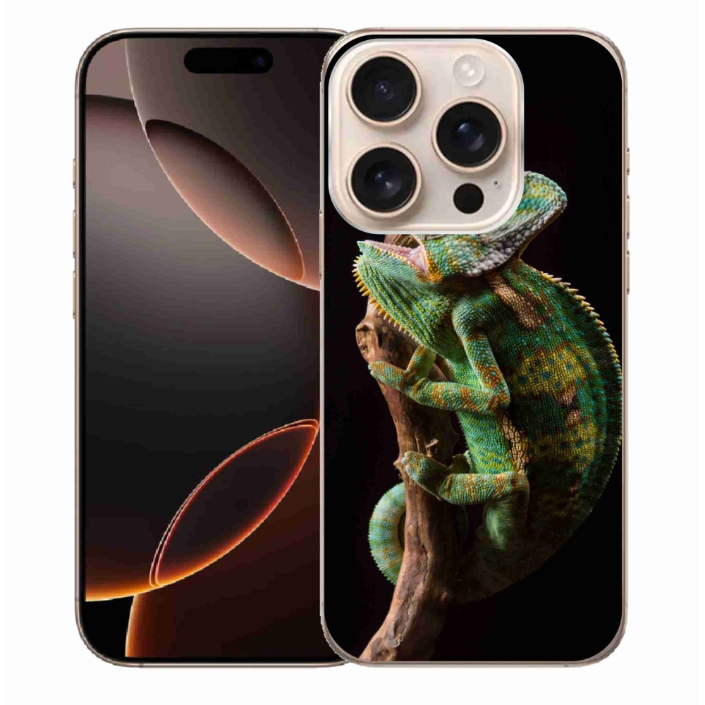 Gélový kryt mmCase na iPhone 16 Pro Max - chameleón