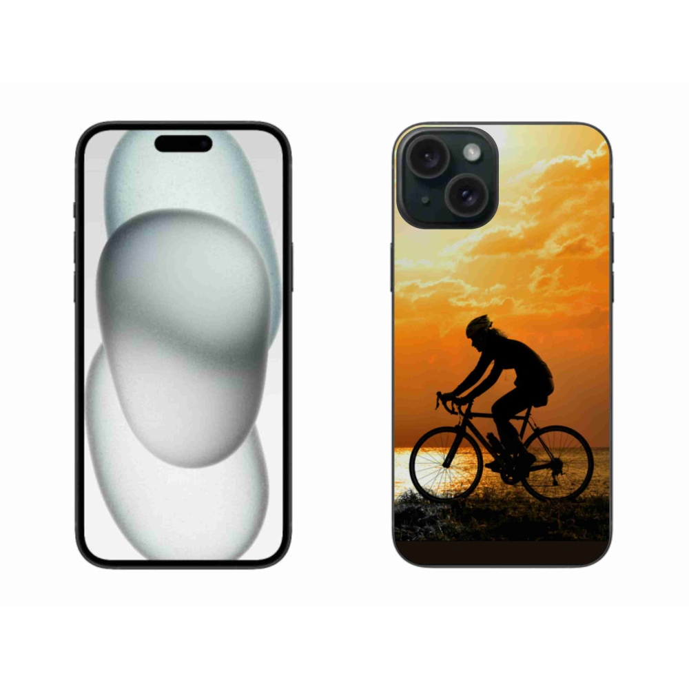 Gélový kryt mmCase na iPhone 15 Plus - cyklovýlet