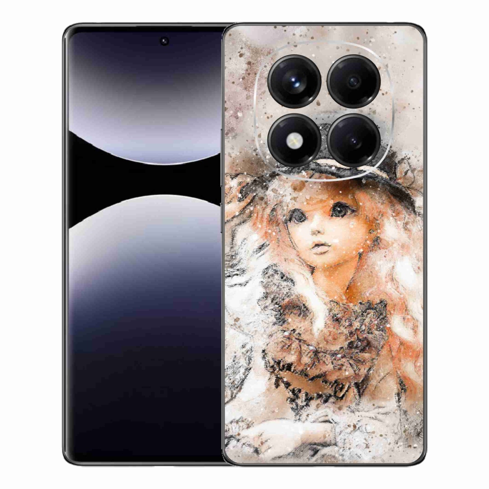 Gélový kryt mmCase na Xiaomi Redmi Note 14 Pro - dievčatko s klobúkom