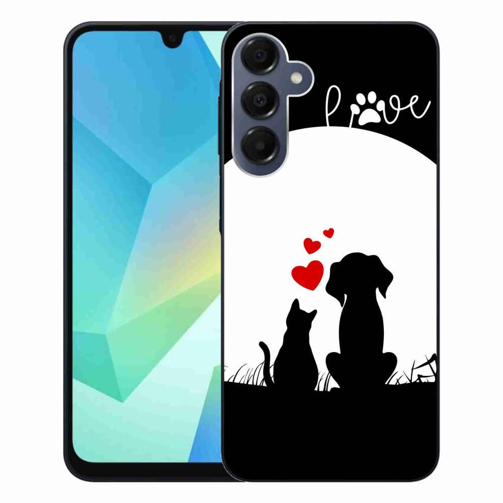 Gélový obal mmCase na Samsung Galaxy A16 4G/5G - zvieracia láska