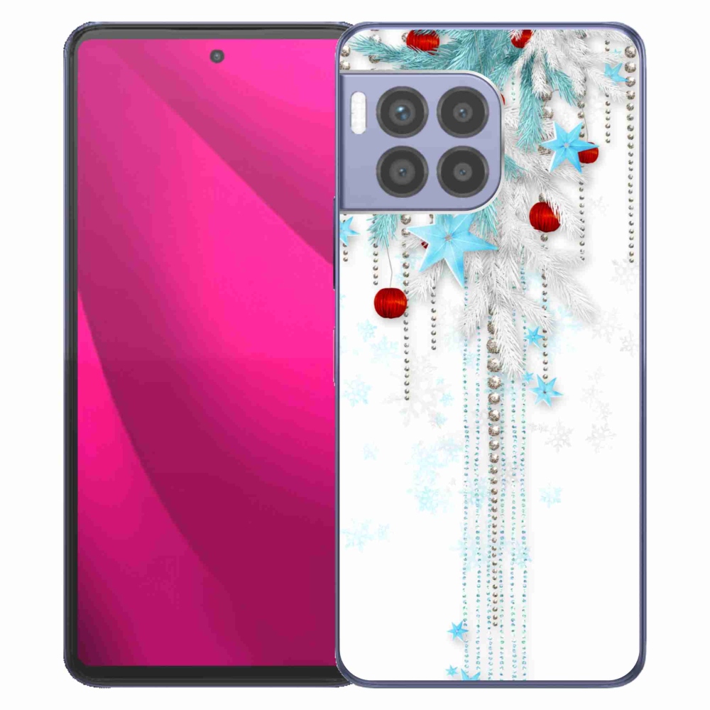 Gélový kryt mmCase na T-Mobile T Phone 2 Pro - vianočné ozdoby
