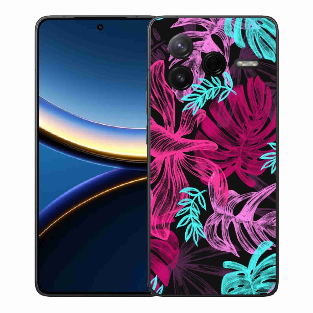 Gélový kryt mmCase na Xiaomi Poco F7 Pro - kvety 1