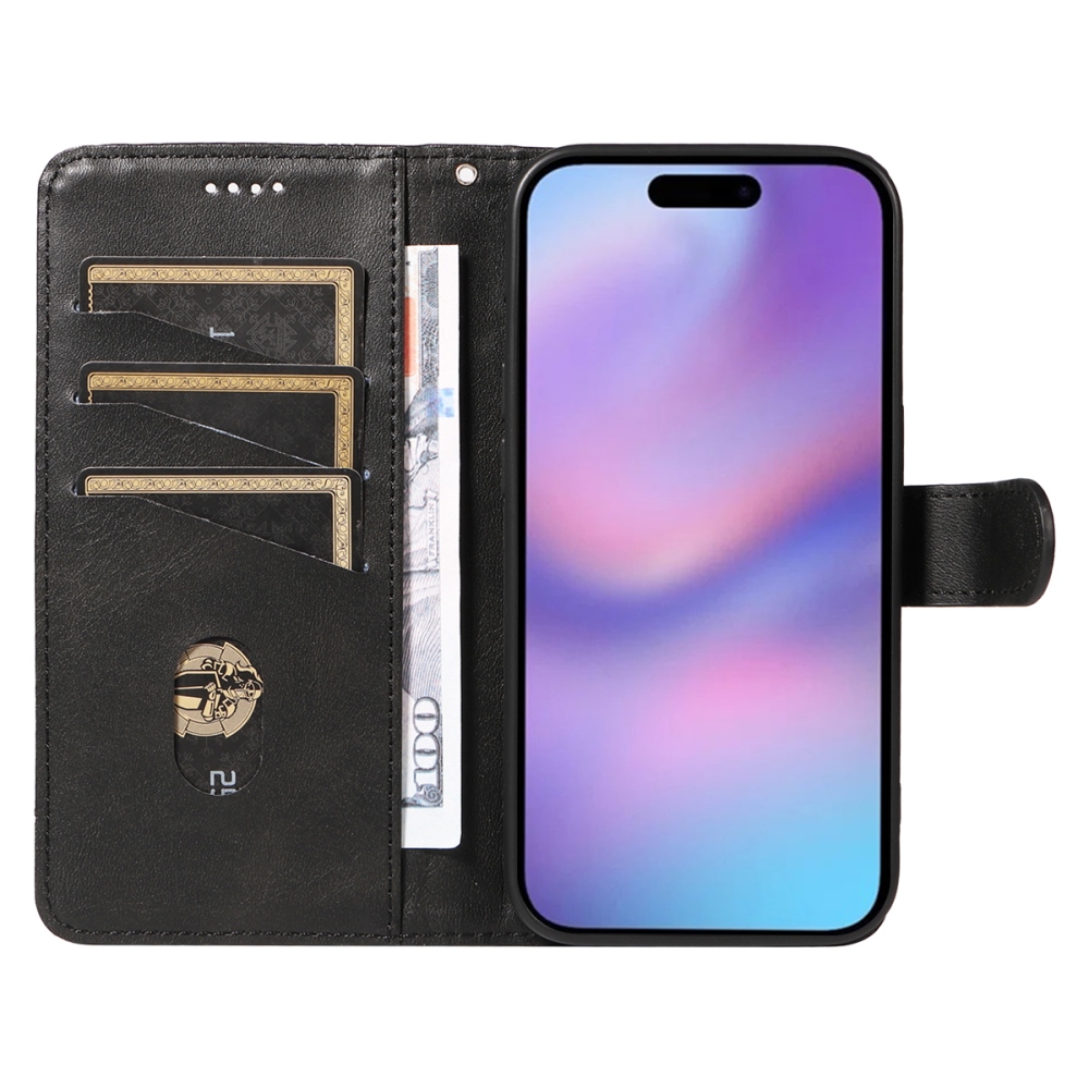 T-Shape knižkové púzdro na iPhone 17 - čierne