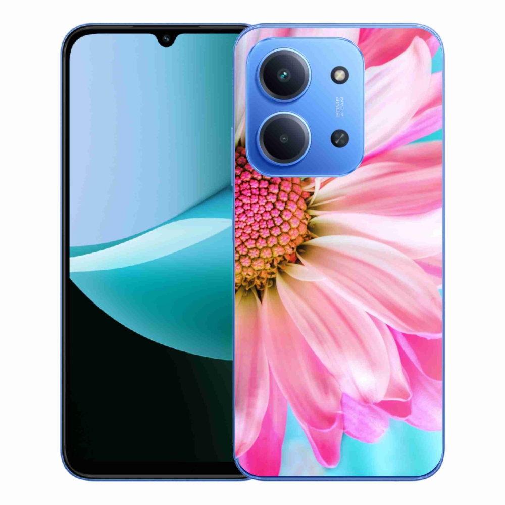 Gélový kryt mmCase na Xiaomi Redmi 15C 4G/5G (173mm) - ružová kvetina