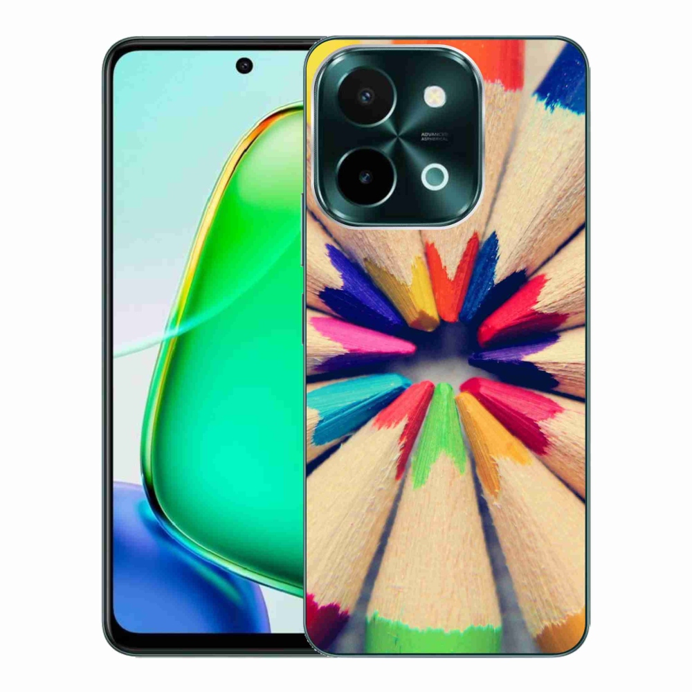 Gélový kryt mmCase na Vivo Y28 - pastelky