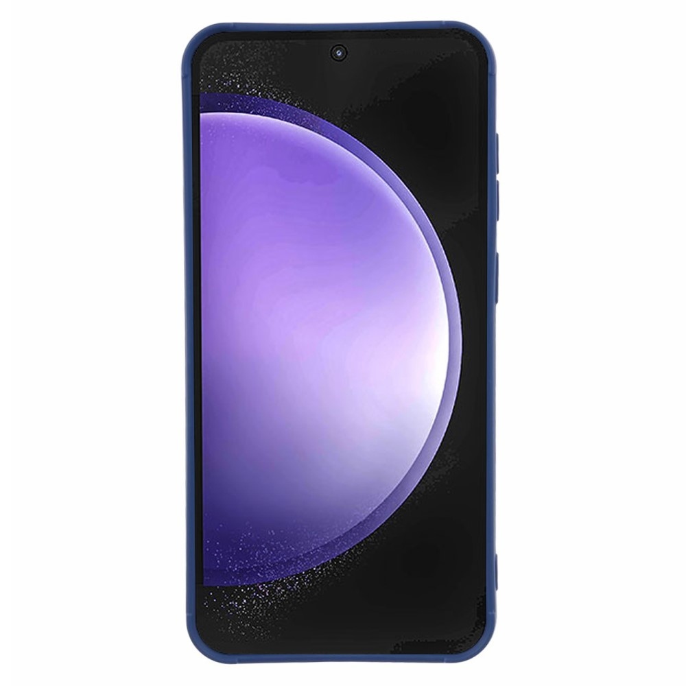 Grid odolný gélový obal na Samsung Galaxy S23 FE - modrý