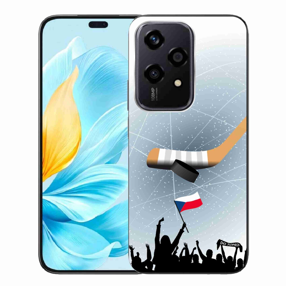 Gélový kryt mmCase na Honor 200 Lite 5G - fanúšikovia hokeja