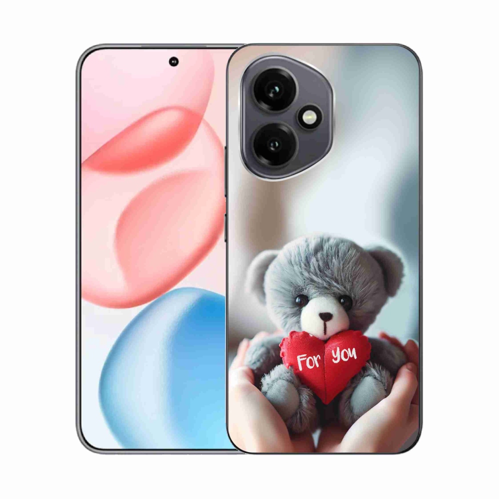 Gélový kryt mmCase na Honor 400 - medvedík pre zamilovaných