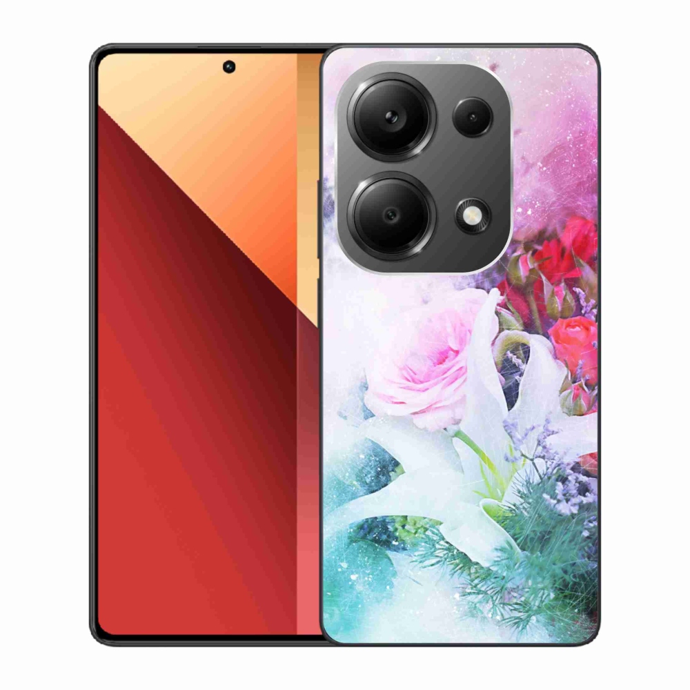 Gélový kryt mmCase na Xiaomi Redmi Note 13 Pro 4G/Poco M6 Pro - kvety 4