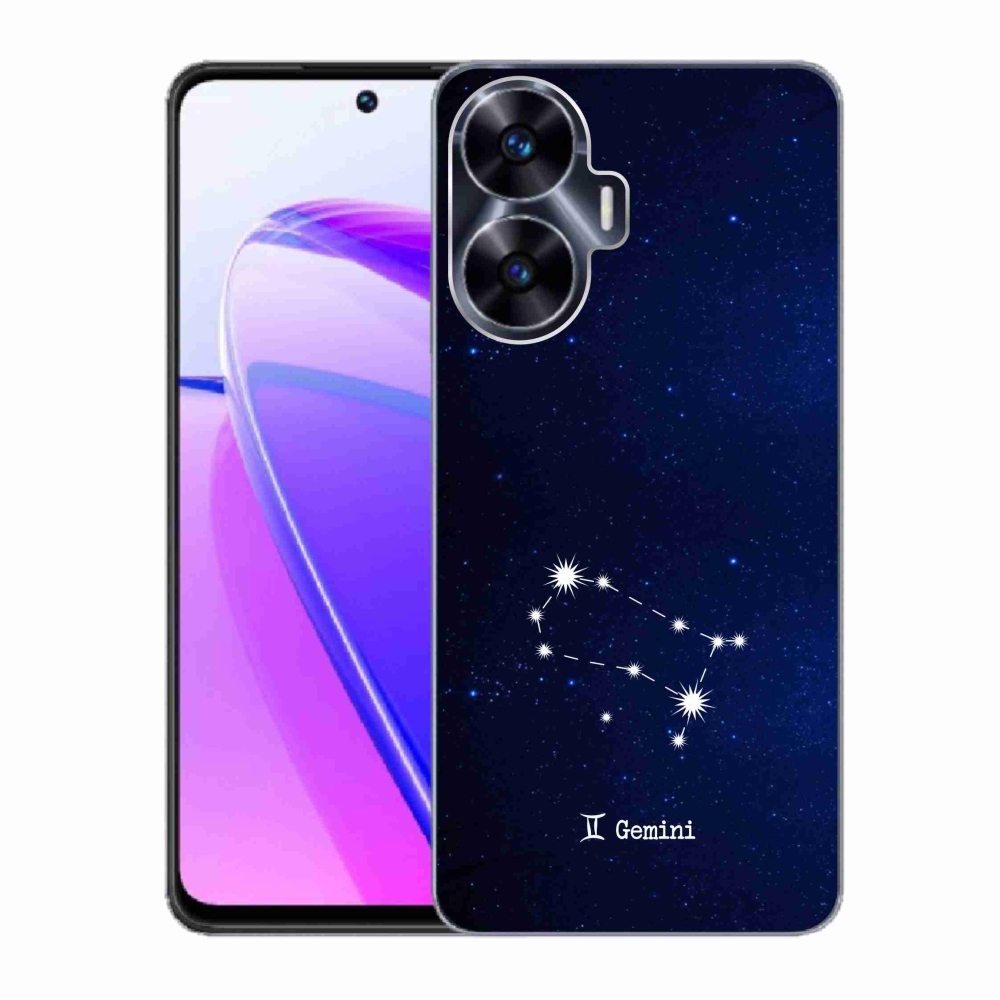 Gélový kryt mmCase na Realme C55 - súhvezdie Blížencov
