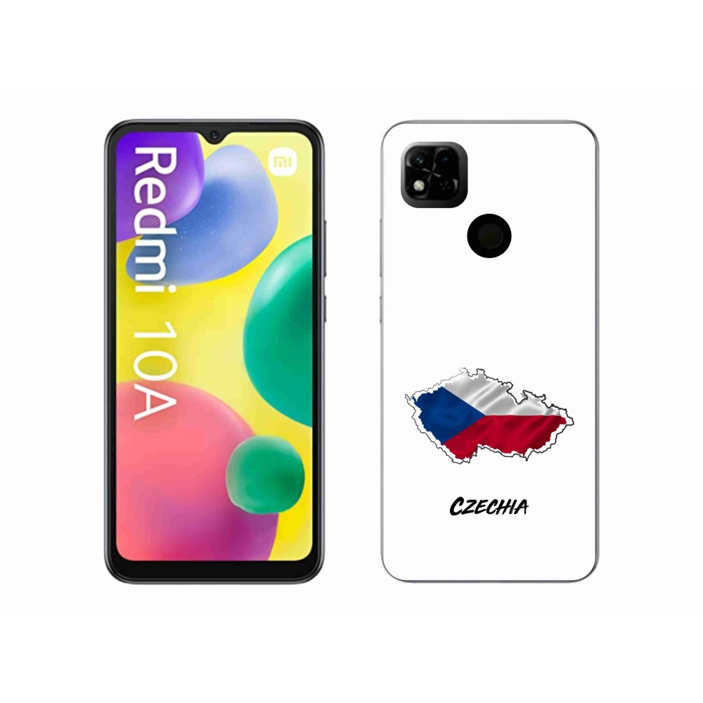 Gélový kryt mmCase na Xiaomi Redmi 10A - Czechia biele pozadie