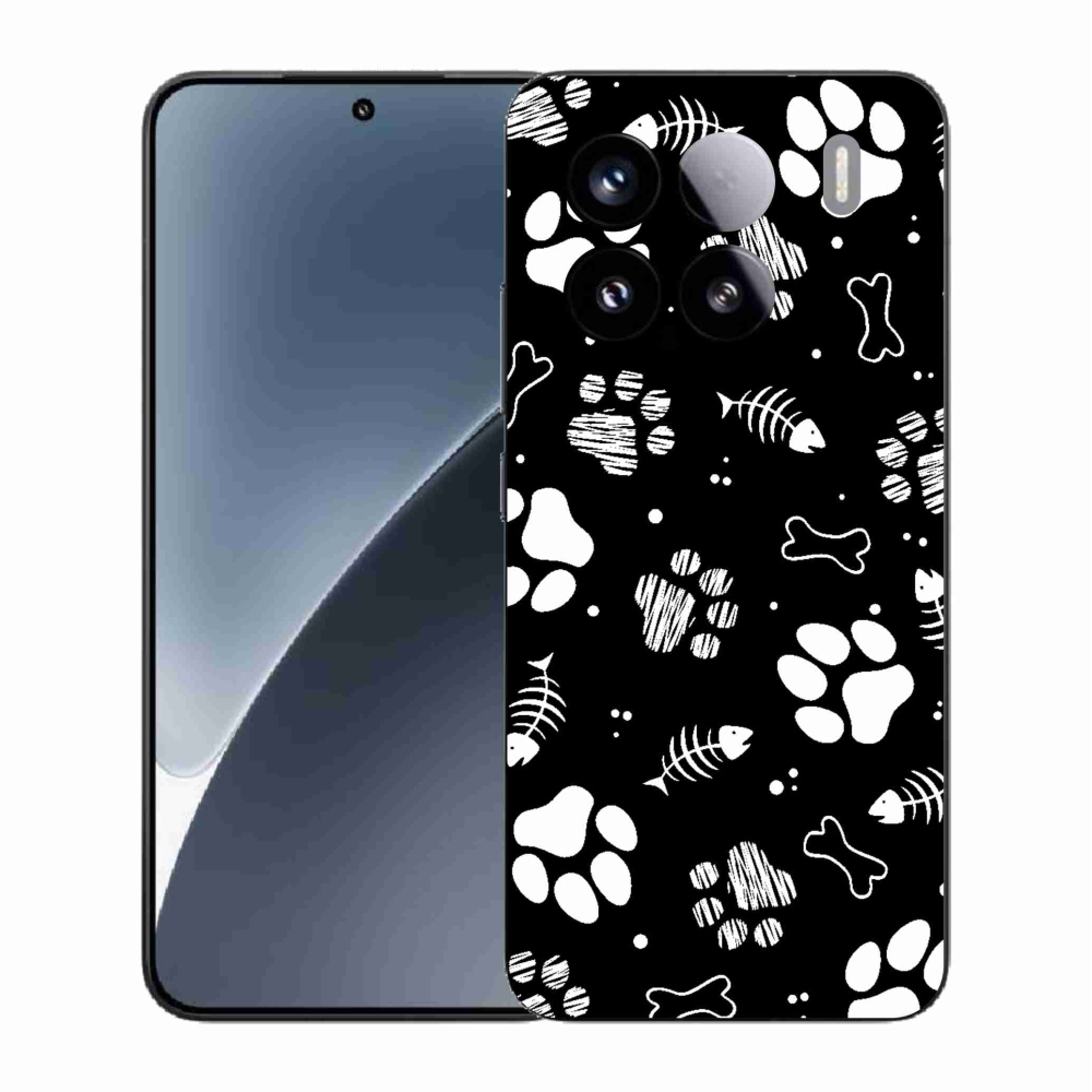 Gélový kryt mmCase na Xiaomi 15 - psie labky