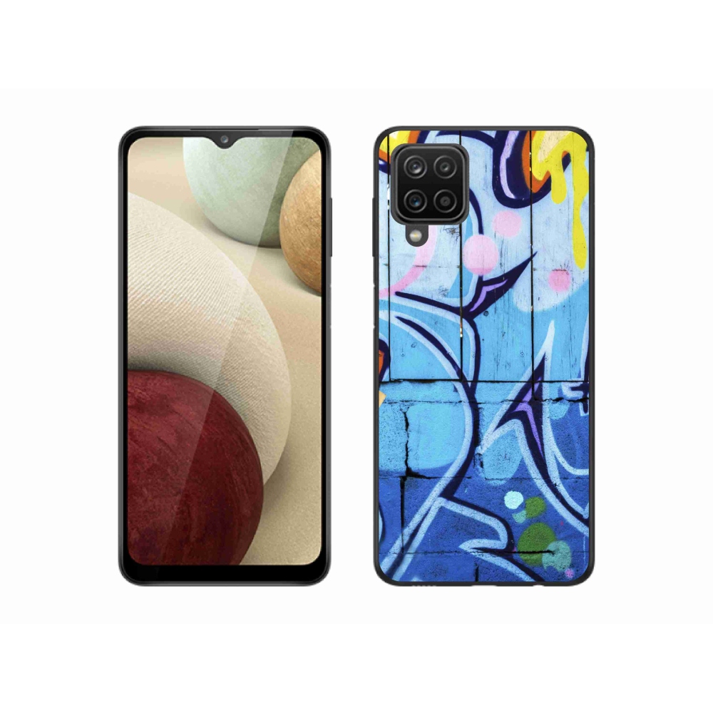 Gélový kryt mmCase na Samsung Galaxy A12 - graffiti