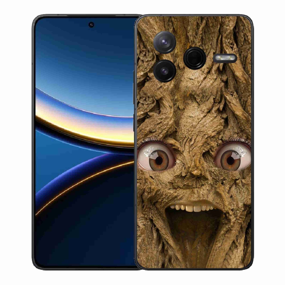 Gélový kryt mmCase na Xiaomi Poco F7 Pro - veselý strom s očami