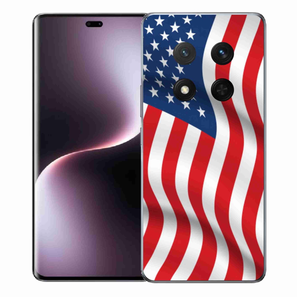 Gélový kryt mmCase na Honor Magic 7 Lite 5G - USA vlajka