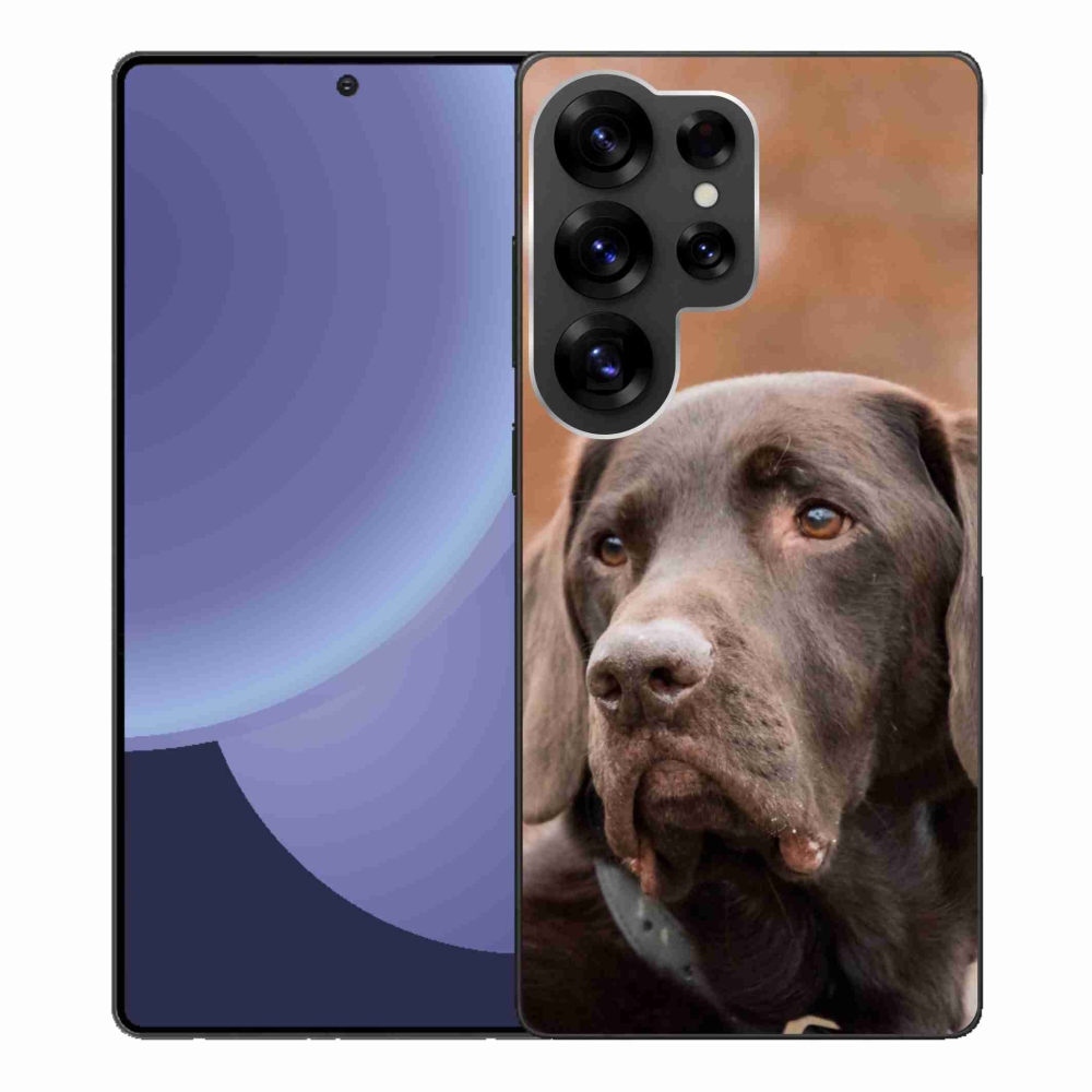 Gélový kryt mmCase na Samsung Galaxy S25 Ultra - hnedý labrador