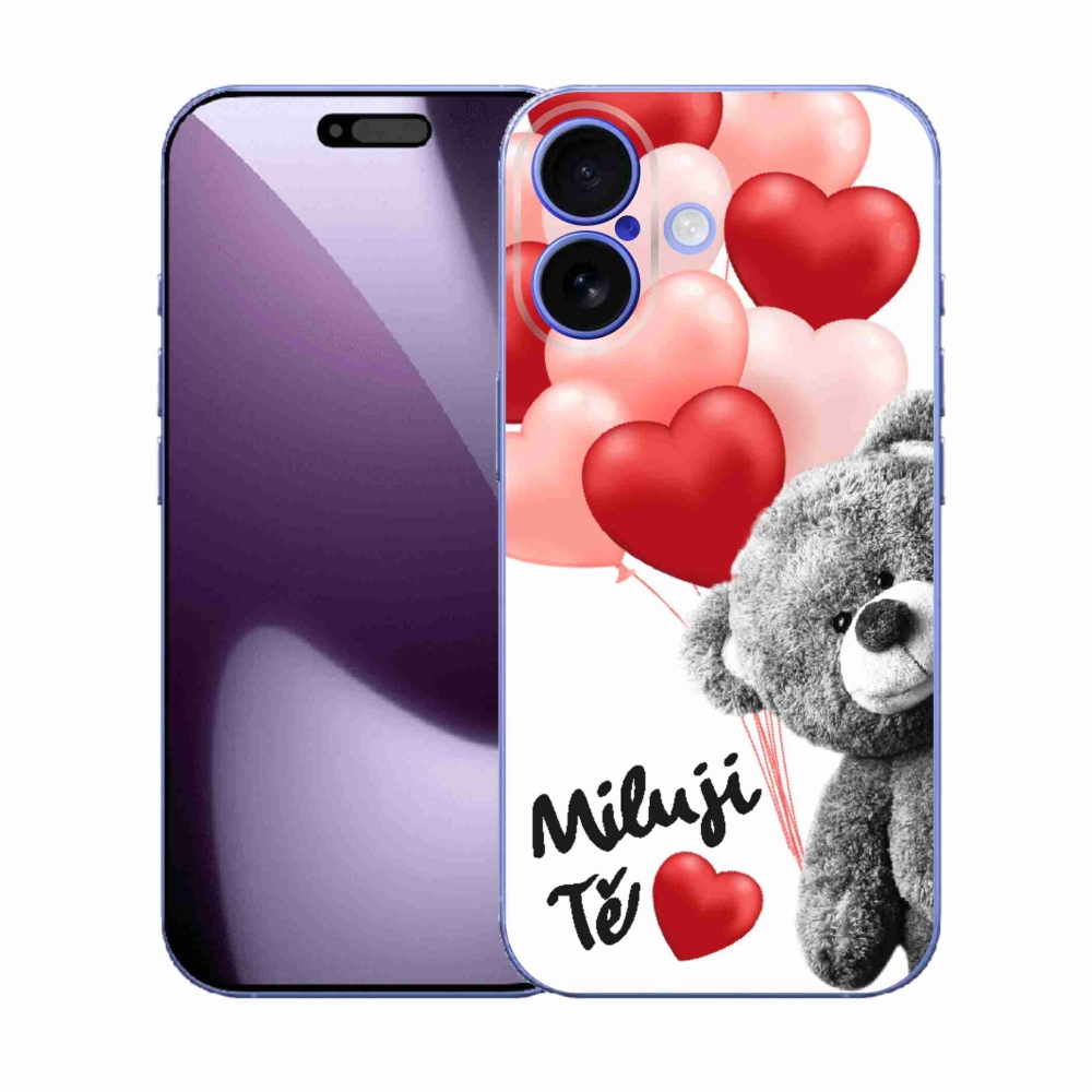 Gélový kryt mmCase na iPhone 17 - milujem Ťa
