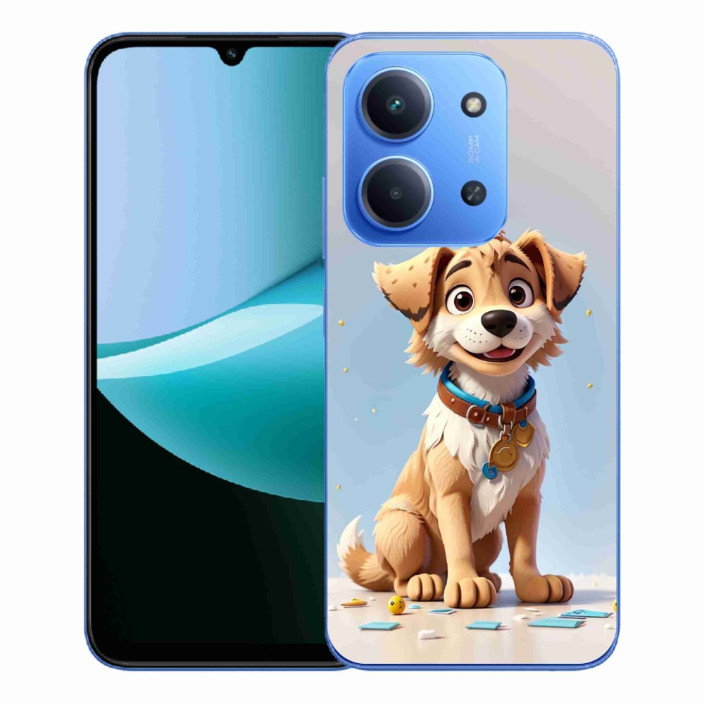 Gélový kryt mmCase na Xiaomi Redmi 15C 4G/5G (173mm) - kreslené šteňa