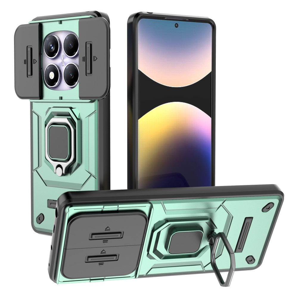 Lens odolný kryt na Xiaomi Redmi Note 14 Pro - zelený