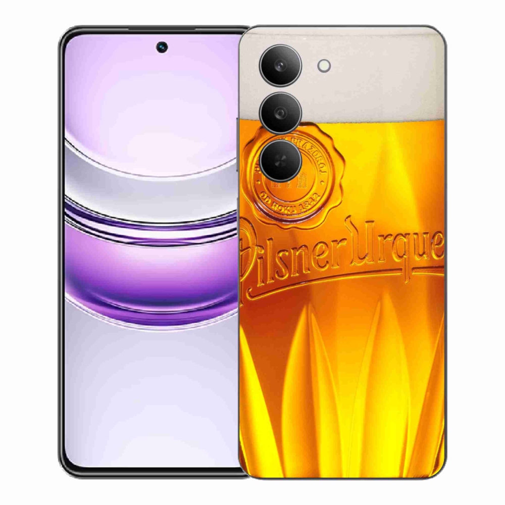 Gélový kryt mmCase na Realme 14x 5G - pivo