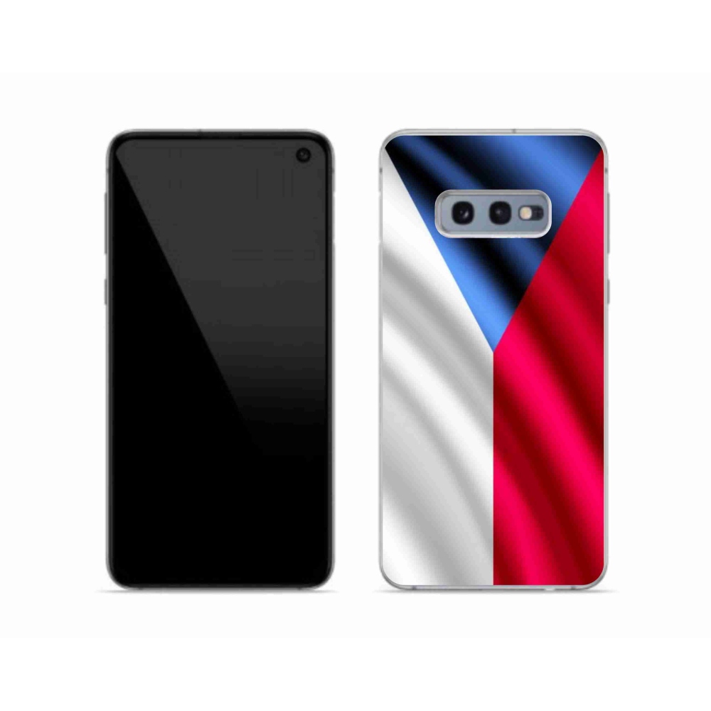 Gélový kryt mmCase na mobil Samsung Galaxy S10e - česká vlajka