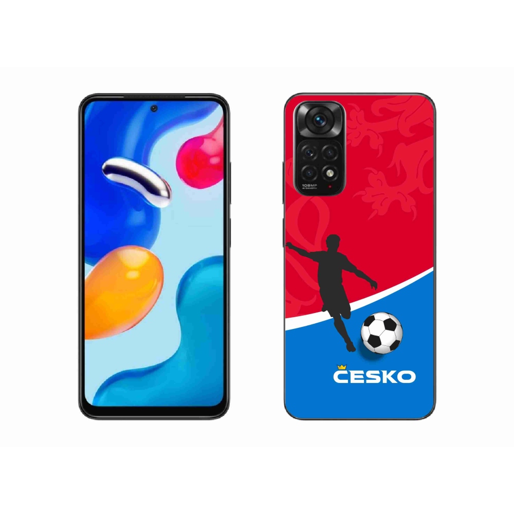 Gélový kryt mmCase na Xiaomi Redmi Note 11 4G - futbal Česko