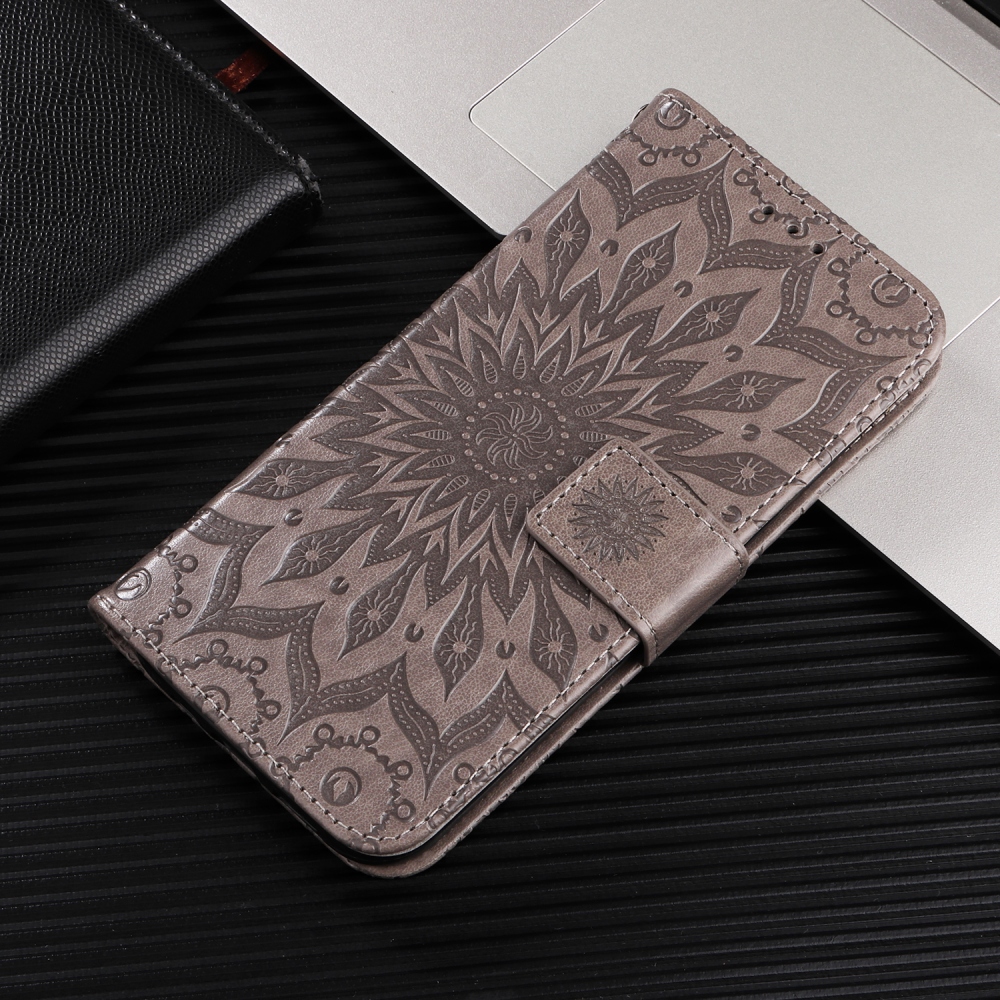 Sunflower knižkové púzdro na Xiaomi Redmi 15C 4G/5G (173mm) - šedé