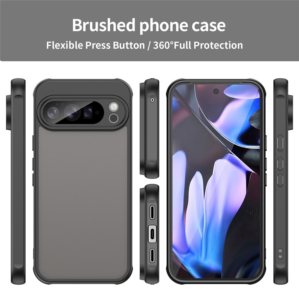Proof gélový obal s pevným chrbtom na Google Pixel 10 Pro XL - čierny