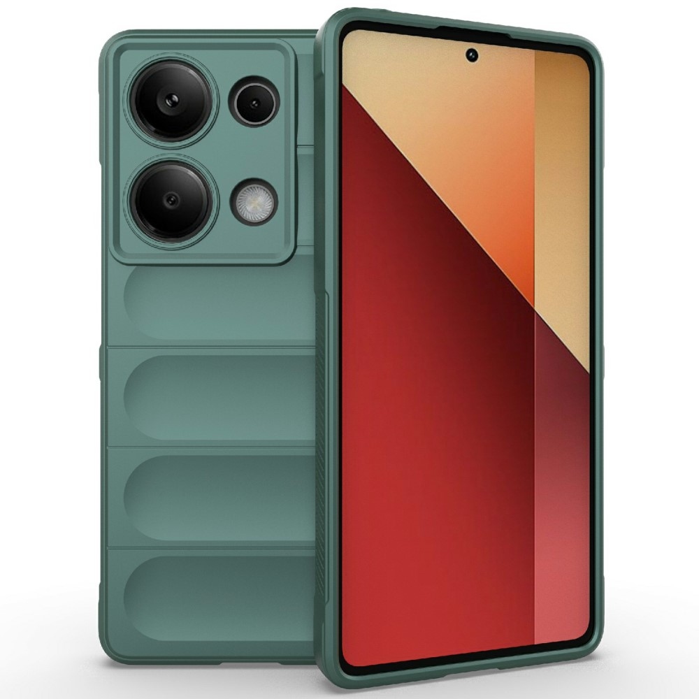 Rugg odolný gélový obal na Xiaomi Redmi Note 14S - zelený