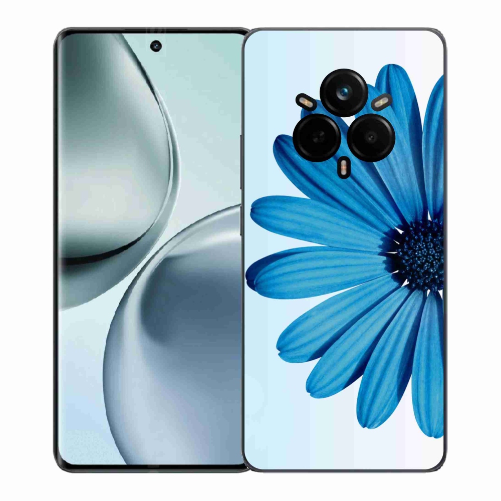 Gélový kryt mmCase na Realme 14 Pro+ 5G - modrá margaréta