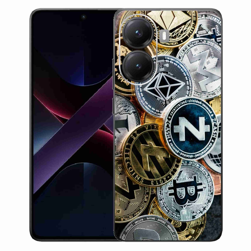 Gélový kryt mmCase na Xiaomi Poco X7 Pro 5G - kryptomeny