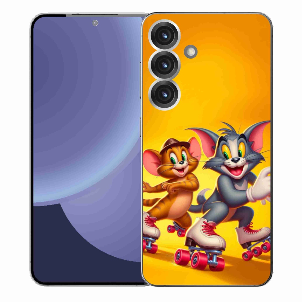 Gélový kryt mmCase na Samsung Galaxy S25+ - tom a jerry