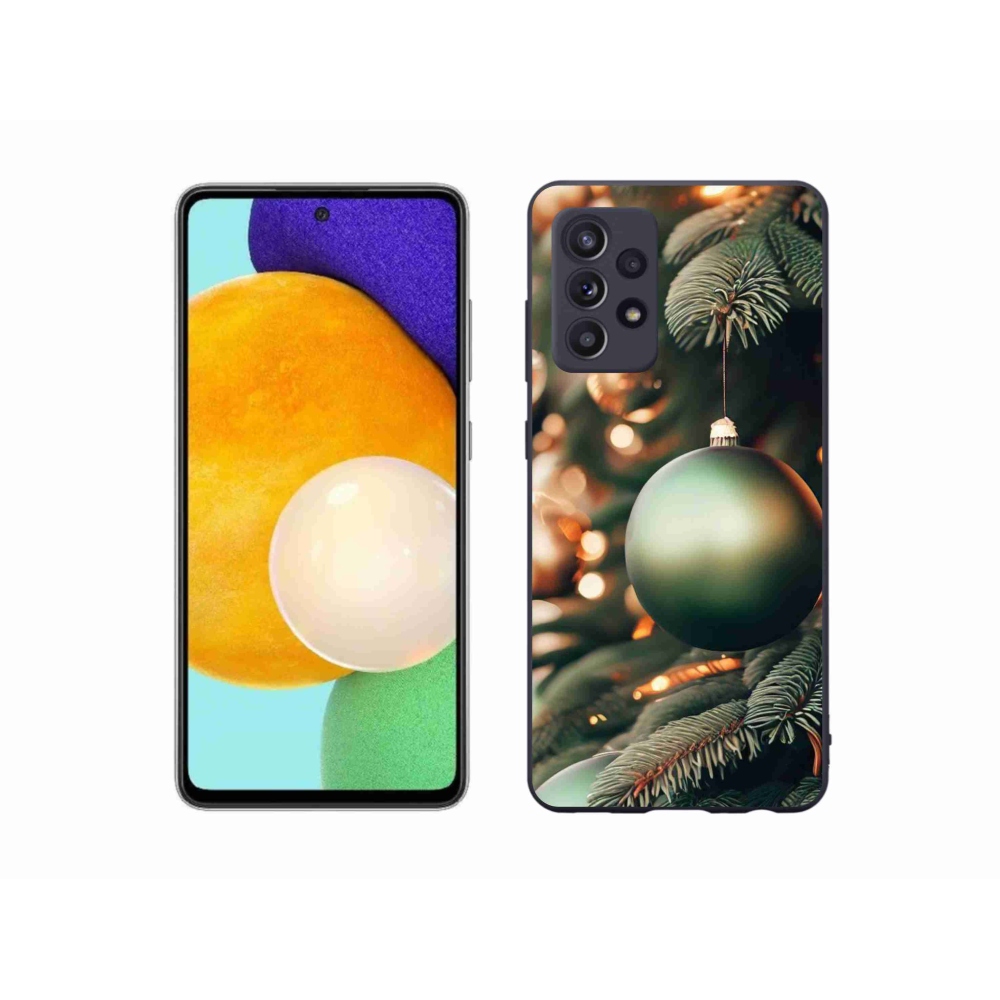 Gélový kryt mmCase na Samsung Galaxy A52s 5G - vianočné ozdoby 1