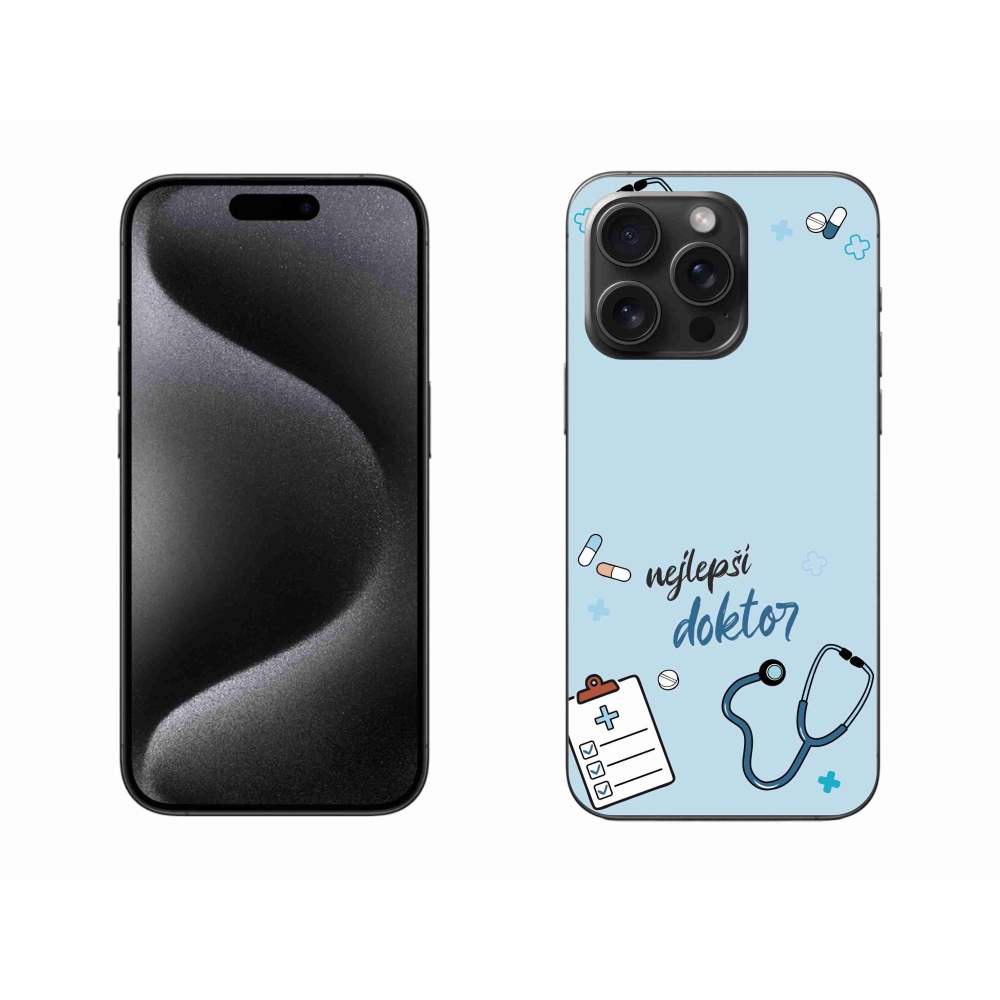 Gélový kryt mmCase na iPhone 15 Pro Max - najlepší doktor